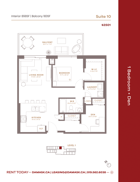 Suite 10 at Damask, Windsor, N8S 0B7